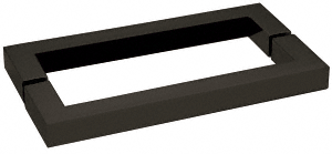 Vierkantrohr-Handtuchstreifen aus Metall mit abgeschrägter Rückseite an Rückseite L202