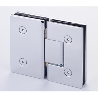 Massives 180-Grad-Glas-Glas-Duschtürscharnier F101 aus Messing