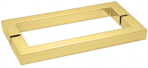 Vierkantrohr-Handtuchstreifen aus Metall mit abgeschrägter Rückseite an Rückseite L202