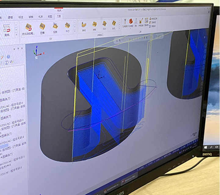 Frässimulation für CNC-Fräsen von Mastercam