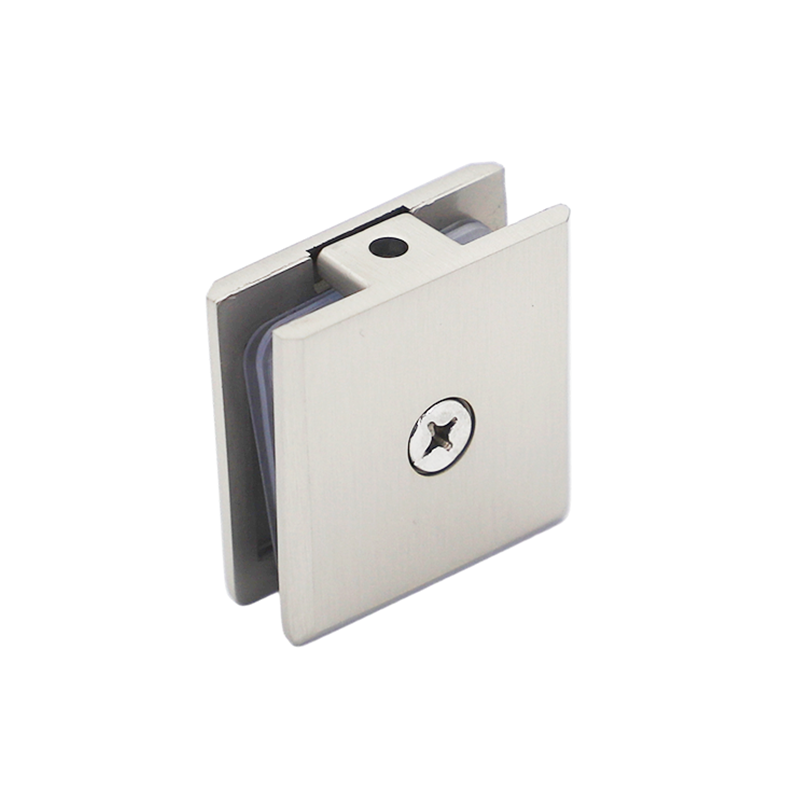 Massive Messing-Wandhalterung mit versetzter Rückplatte, Duschklemme/Glasklemme SC302